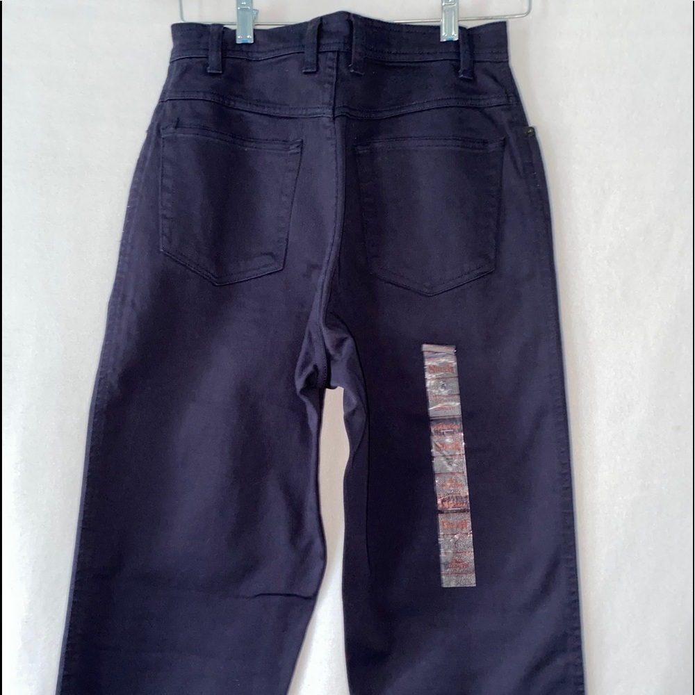 Bill Blass Size 6 Dark Navy Blue High Waist Jeans - Picture 9 of 16